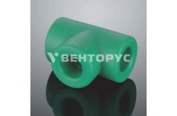 13561 Aquatherm Тройник Fusiotherm green pipe 75x20x75  мм